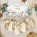 Personalisierter Adventskalender aus Holz mit Druckmotiv & Namen - Nordpol