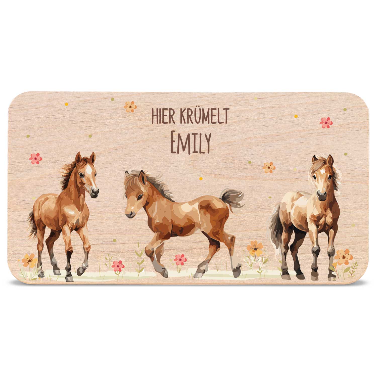 Frühstücksbrettchen mit Druckmotiv & Namen