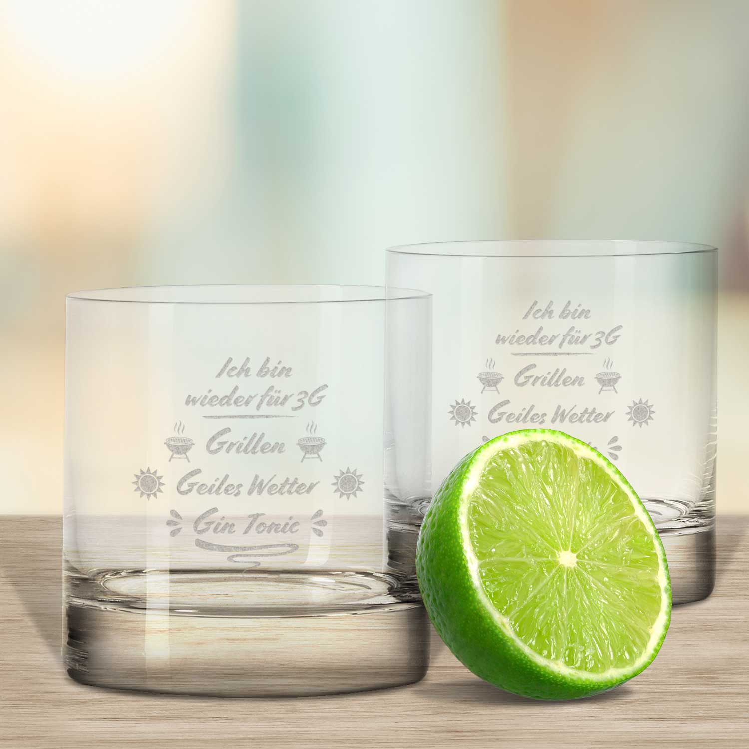 2er Set Montana GIN-Gläser "3G"