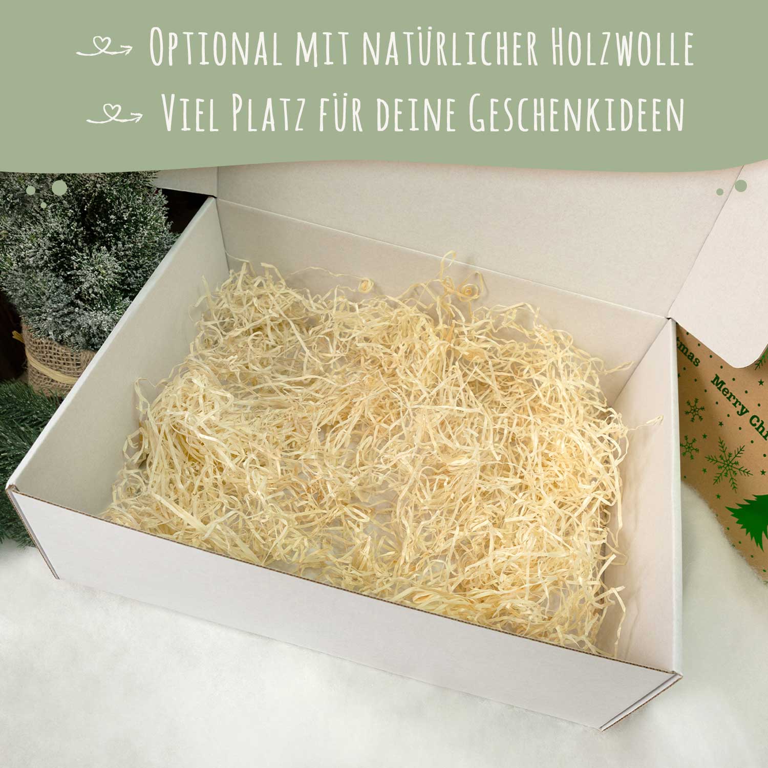 Personalisierte DIY Geschenkbox im Joy Design mit Wunschtext