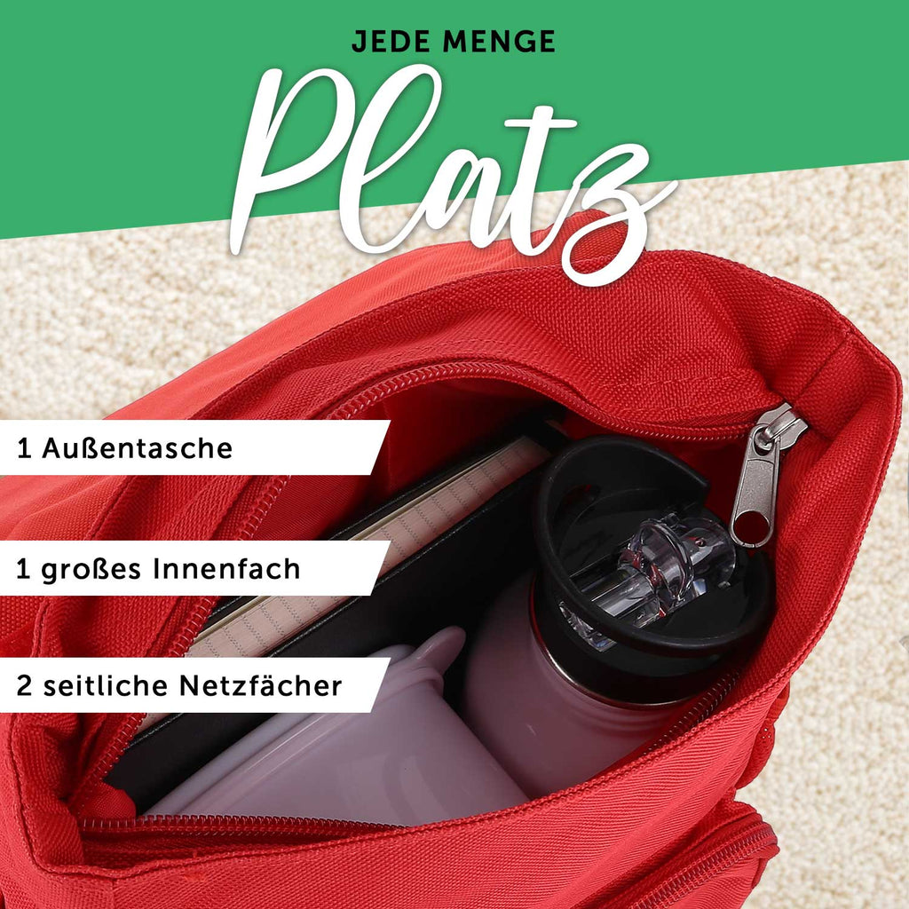 Bedruckter Rucksack für Kinder - Dino mit Name