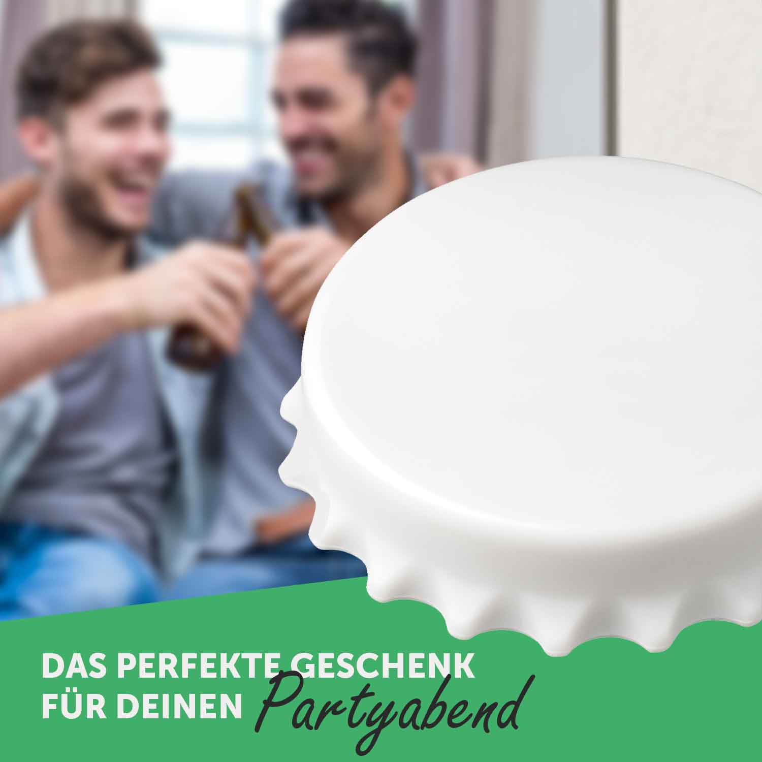 Flaschenöffner mit UV Druck - Personalisiert mit Namen und Geburtsjahr