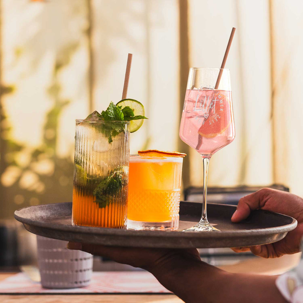 Leonardo Weinglas mit Gravur - "Zeit für Lillet"