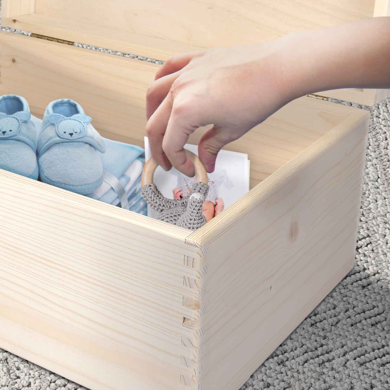 Erinnerungskiste für Kinder mit UV-Druck im Piraten Design