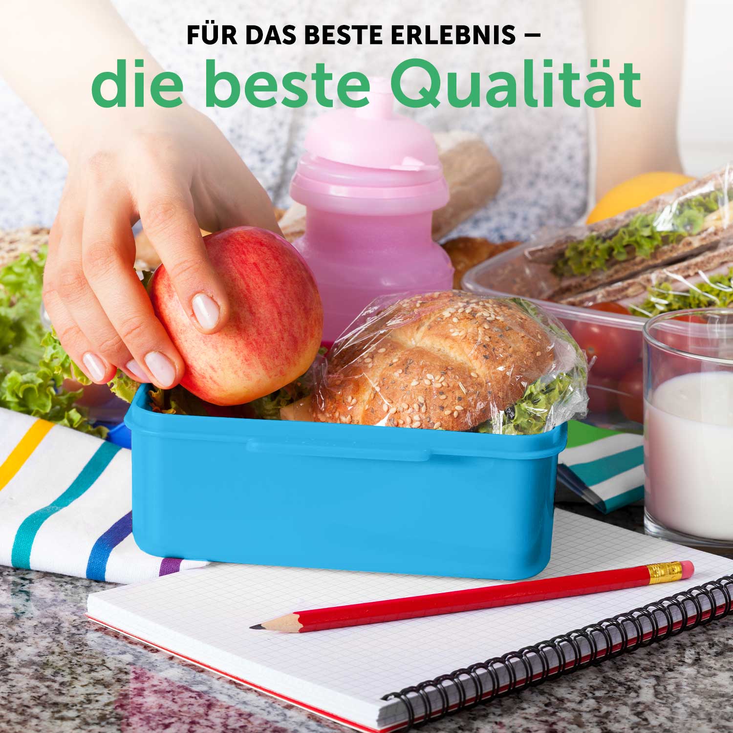 Bedruckte Lunchbox für Kinder - Tiergruppe Waldtiere