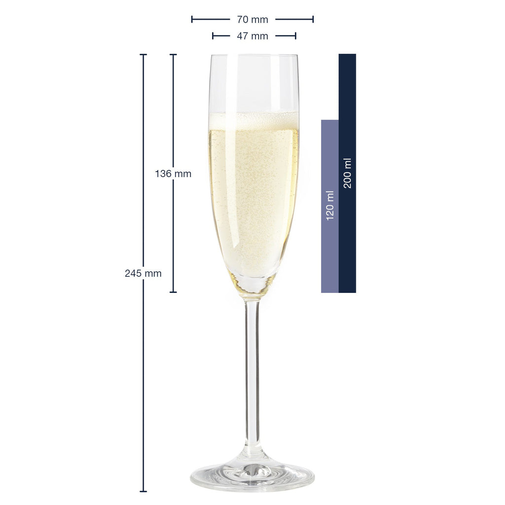 Leonardo Sektgläser mit Gravur im "Vintage Weinranke" Design