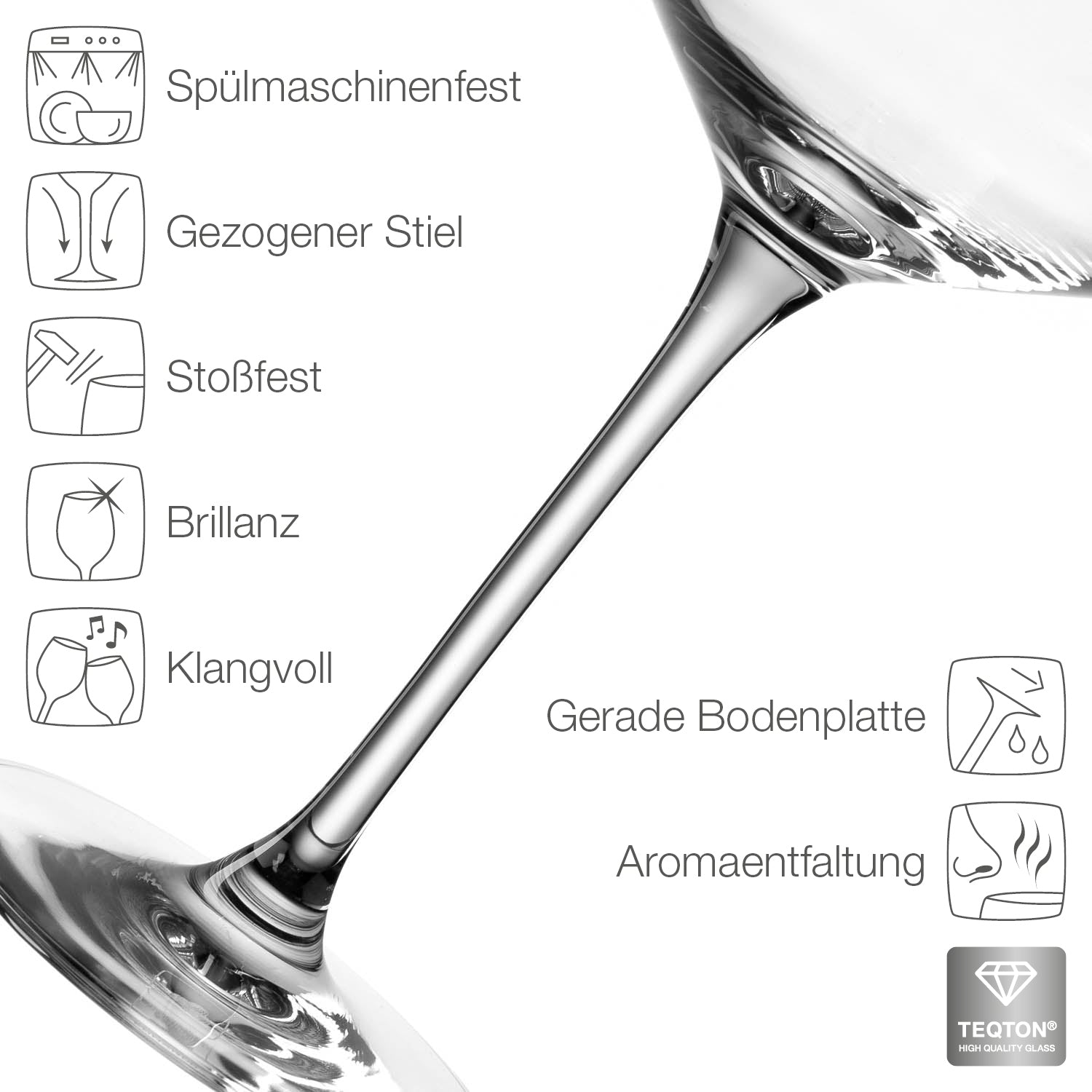Leonardo Weinglas mit Gravur "Life is too short to drink bad Wine"