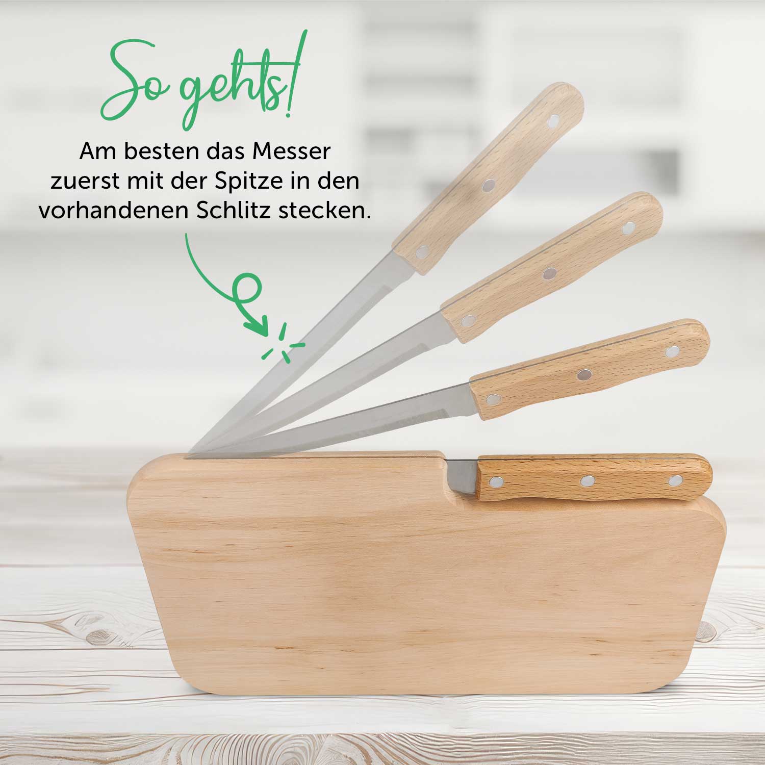 Frühstücksbrettchen mit Gravur - Inklusive Messer - Bester Papa mit Name