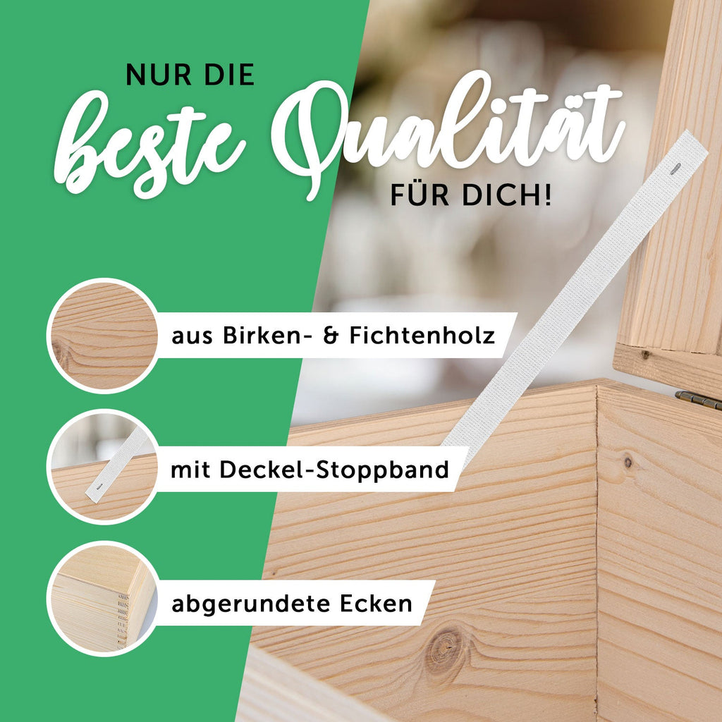 Erinnerungskiste für Kinder mit UV-Druck - Bärchen