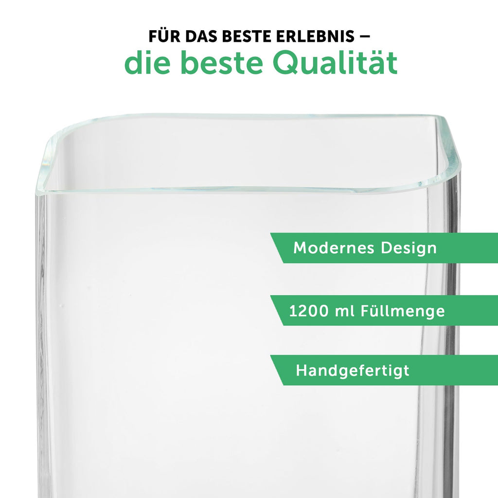 Blumenvase mit UV-Druck - Mama lieb haben - Personalisiert mit Namen - Deko Vase als Geschenk