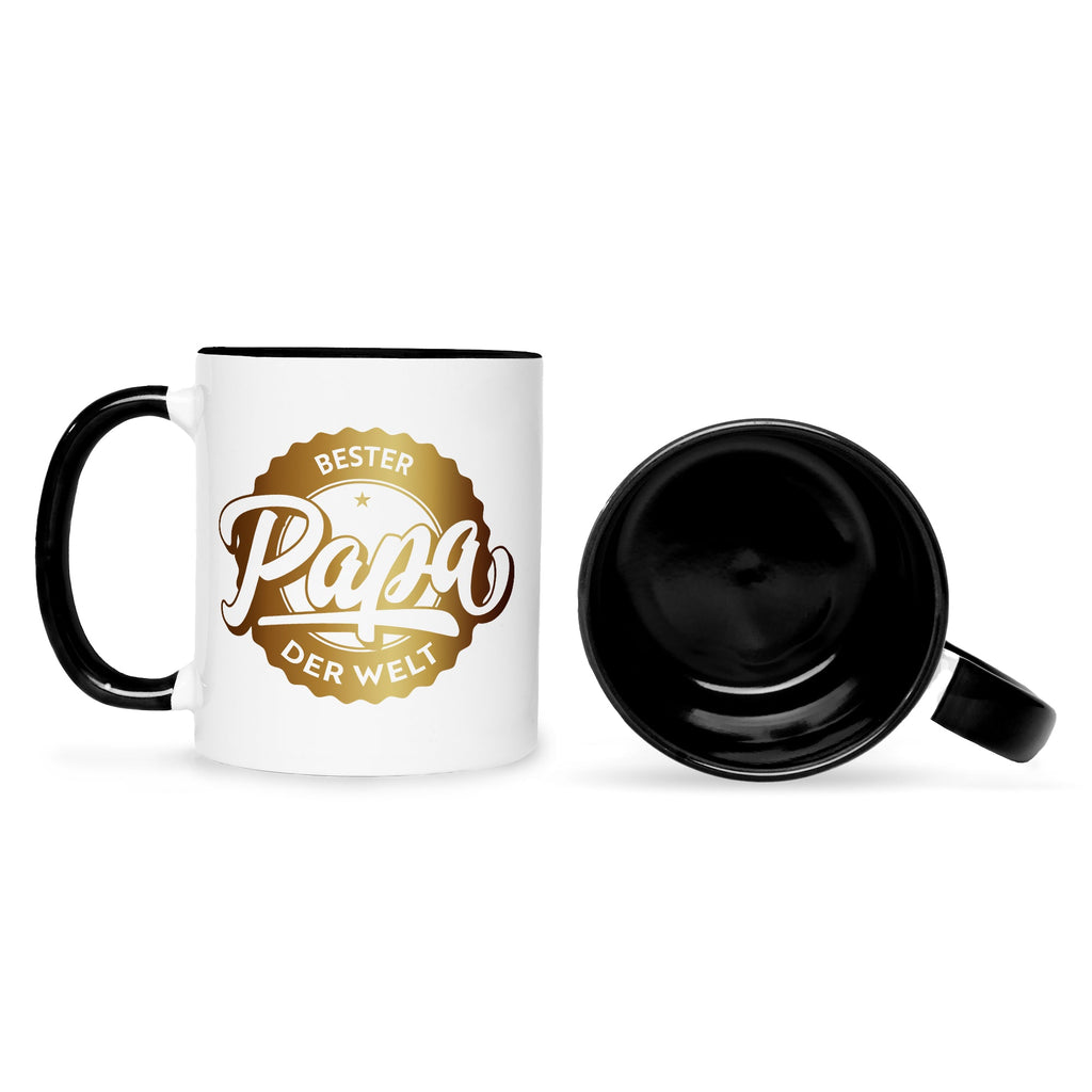 Bedruckte Tasse mit Spruch Bester Papa der Welt