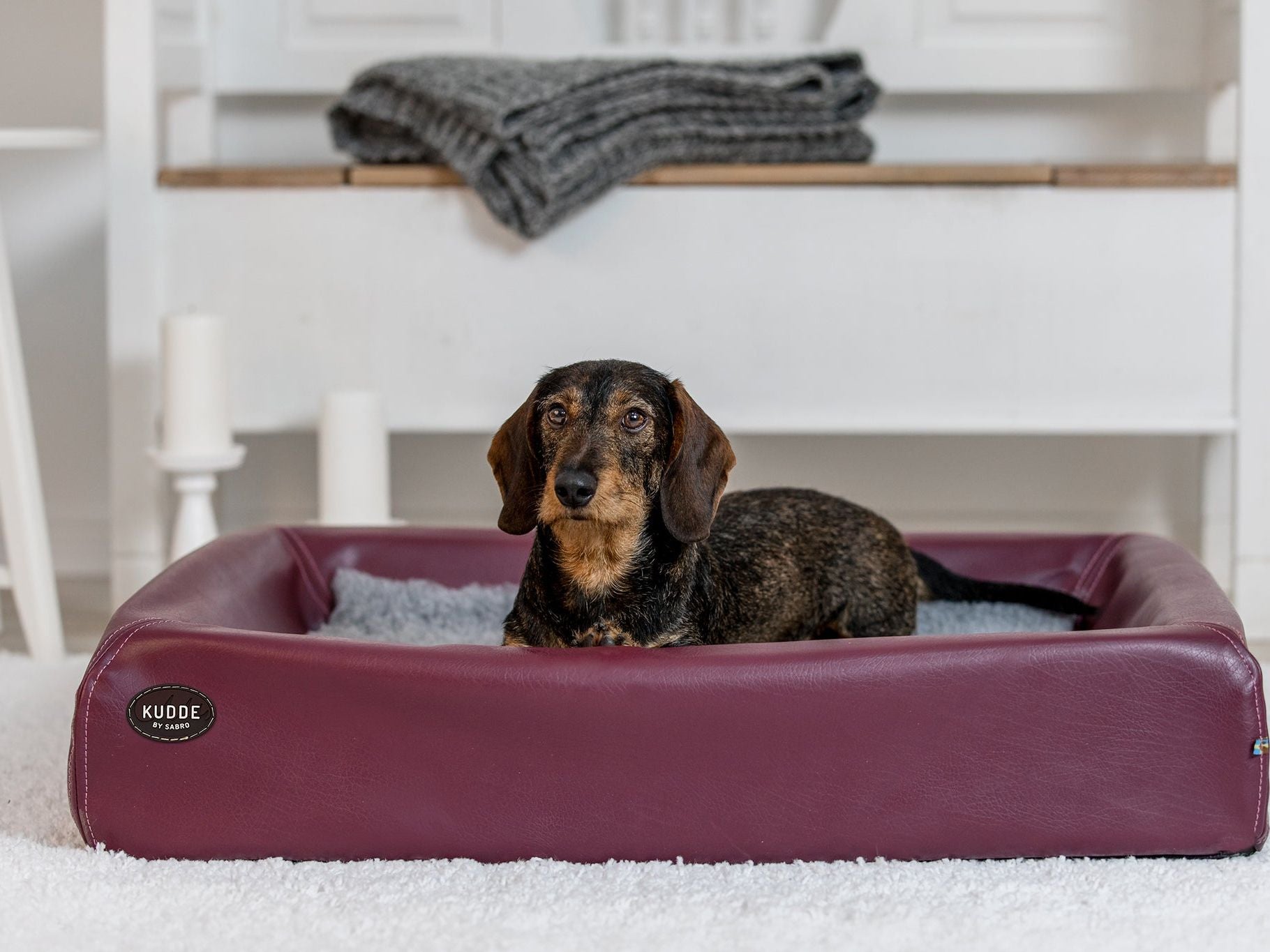 Hundebett KUDDE Kunstleder