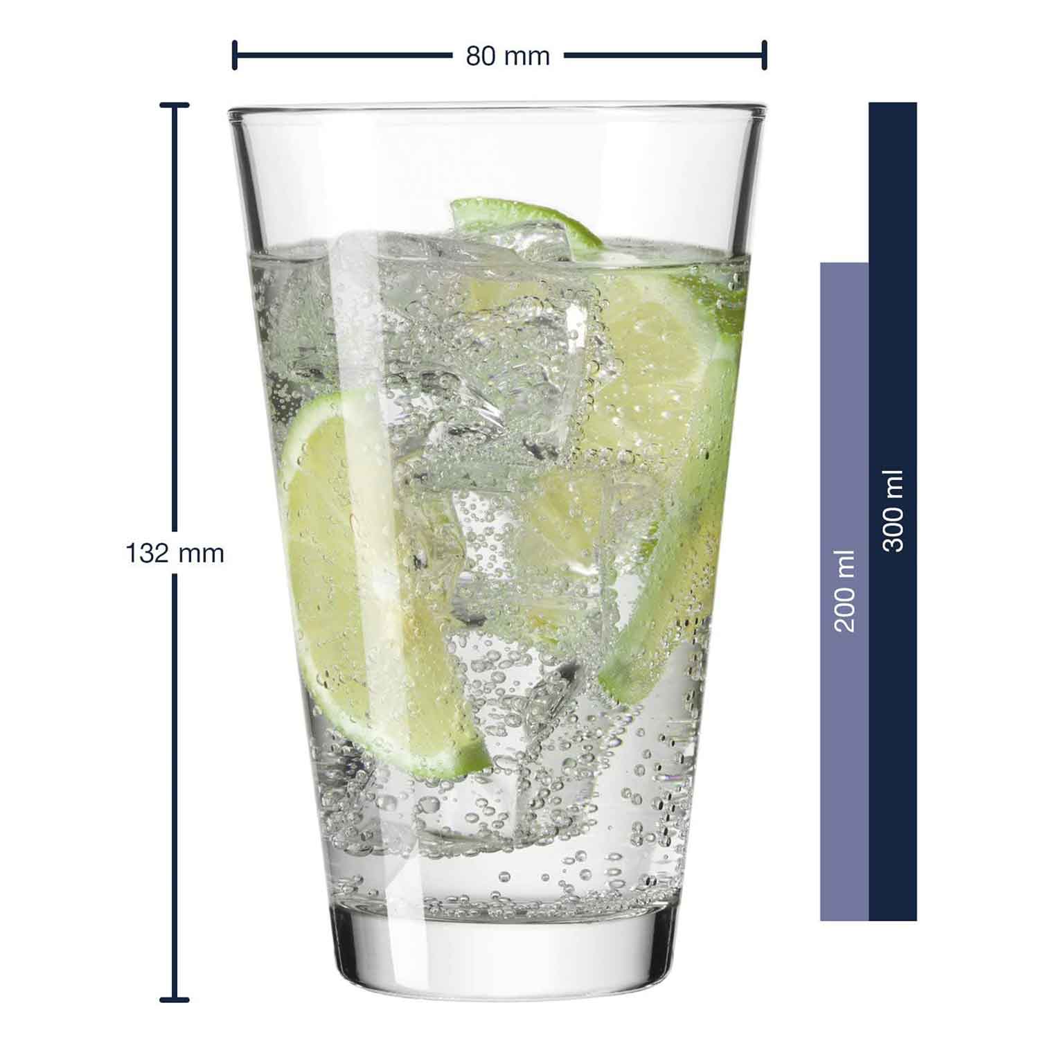 Leonardo Wasserglas mit UV-Druck "Eulen" - Für Kinder im 360° Design