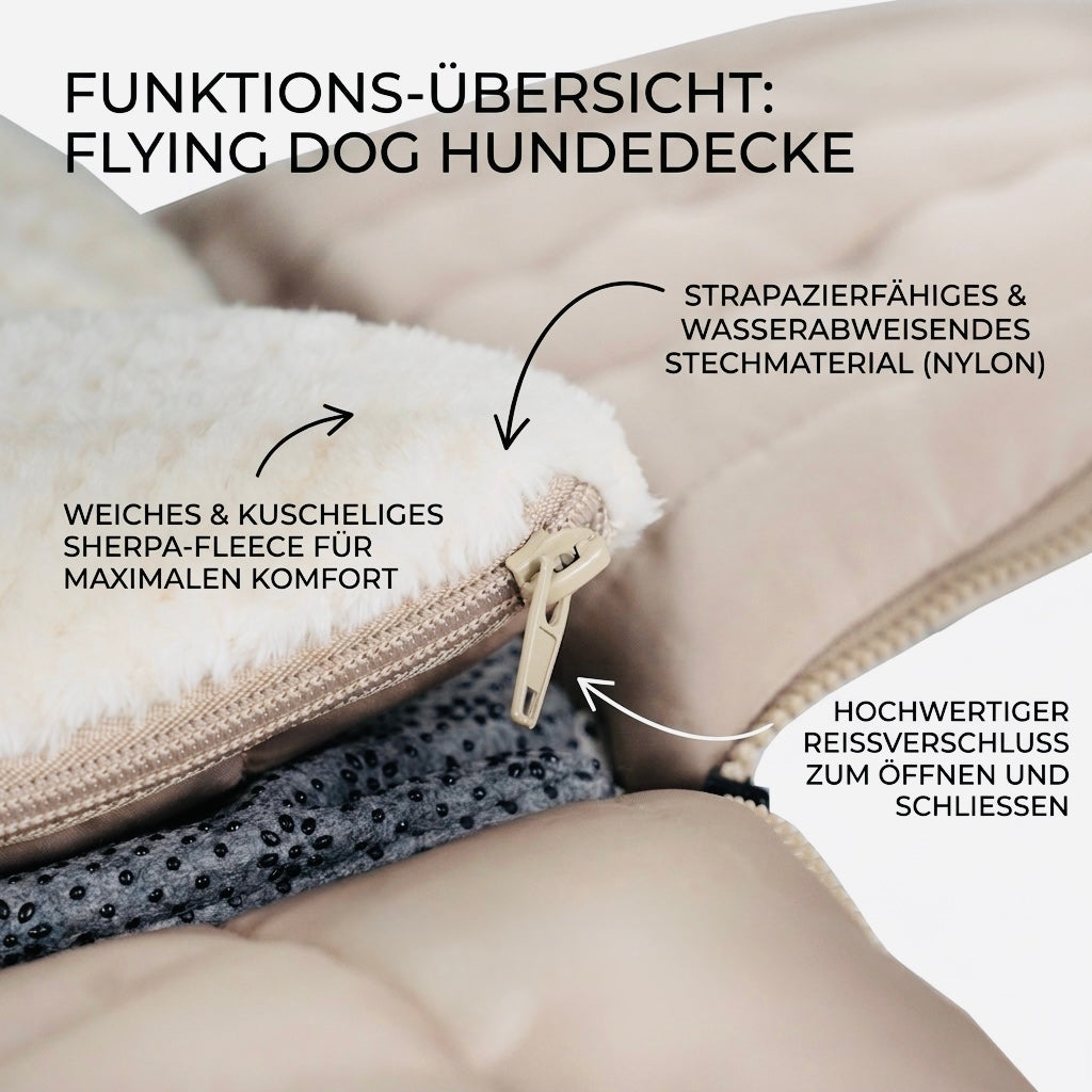 FLYING DOG Topper – Das 2-in-1 Essential für jede Reise