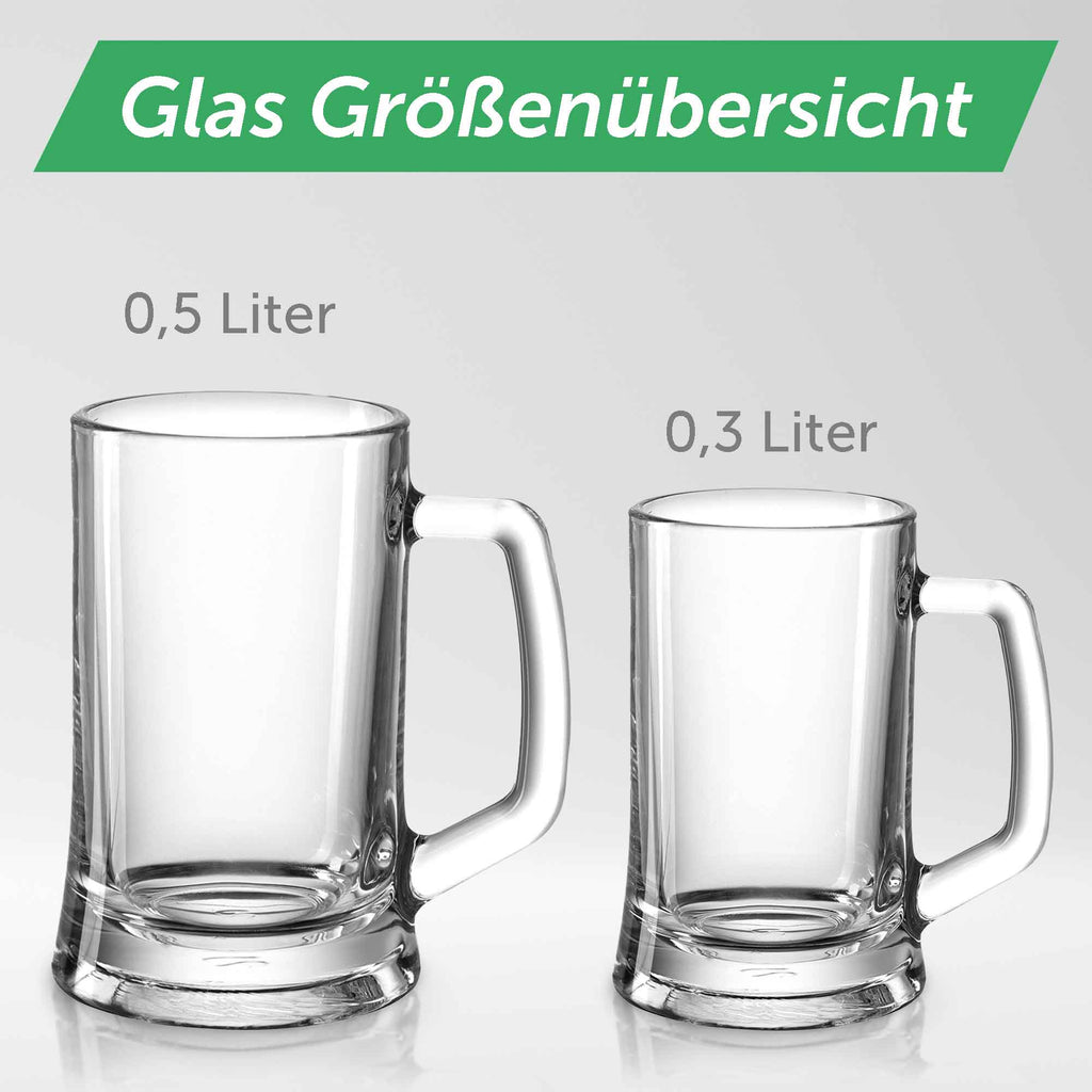 Montana Bierkrug mit Gravur "Papa Modus" mit Namen