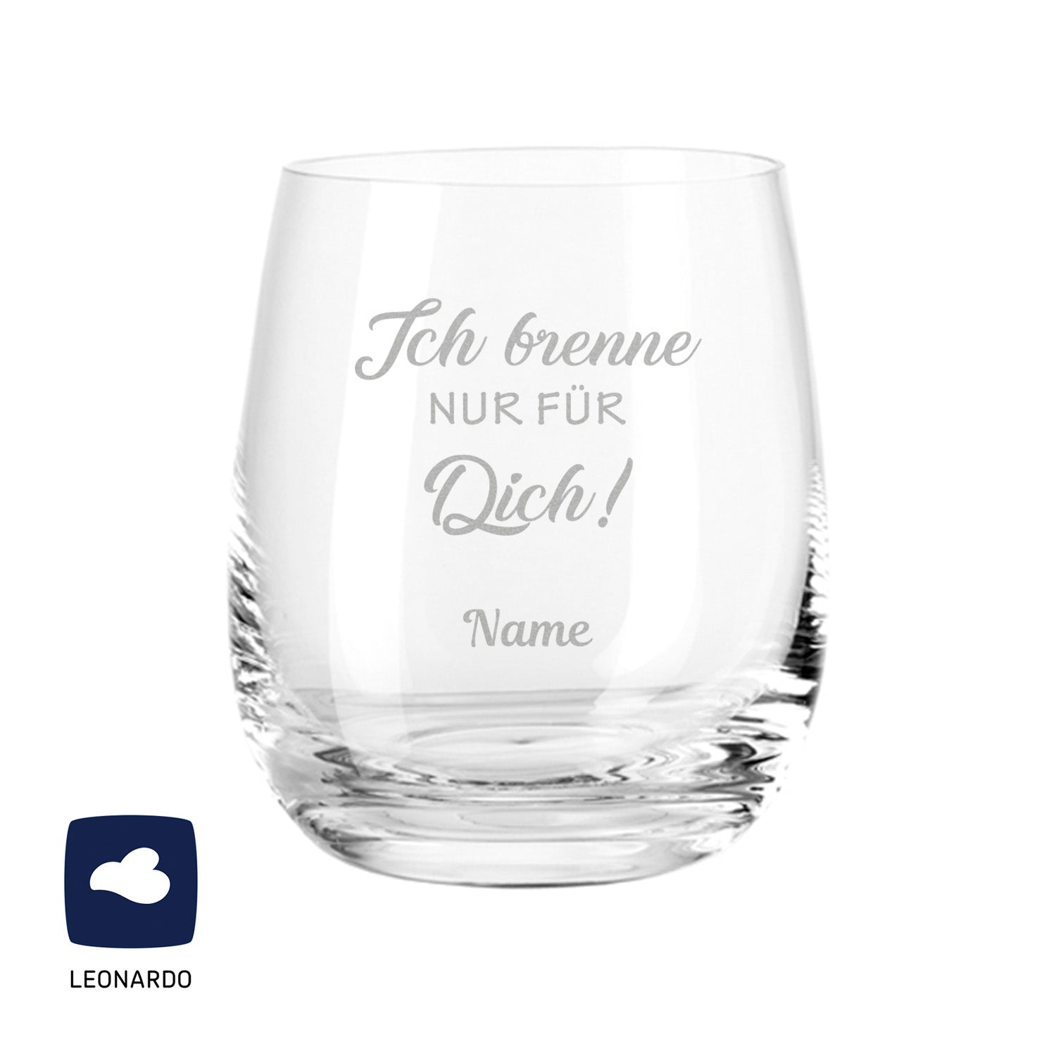 Leonardo Teelicht Ich brenne nur für Dich