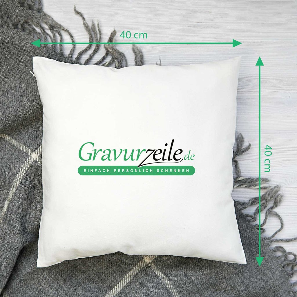 Kissen mit Weihnachtsmotiv - Frohe Weihnachten Golden - Weihnachtsdeko - Geschenke für Sie & Ihn