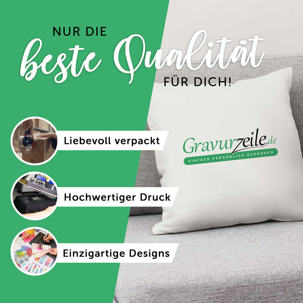 Kissen mit Weihnachtsmotiv mit Namen - Frohe Weihnachten Christmas tree - Weihnachtsdeko