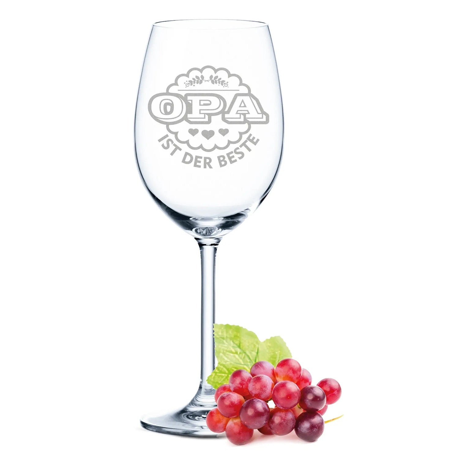 Leonardo Weinglas mit Gravur "Opa ist der Beste"