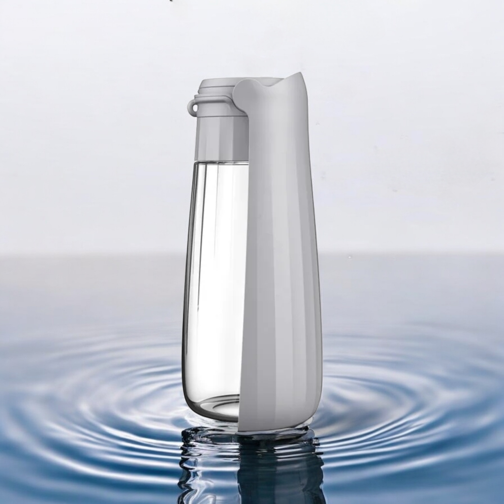Tragbarer und stabiler und faltbarer 550ml Wasserspender für unterwegs