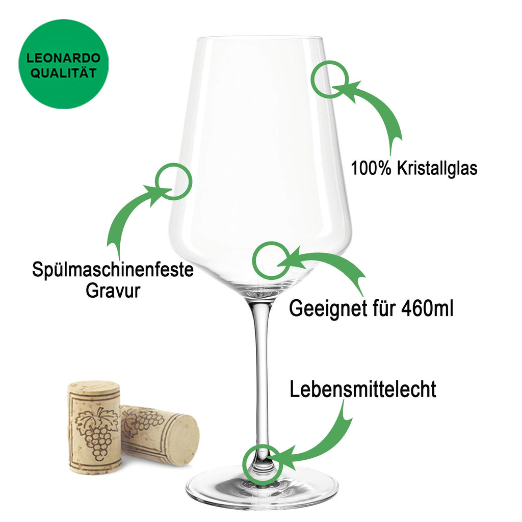 Leonardo Weingläser mit Gravur "Weihnachtsmann" im Set