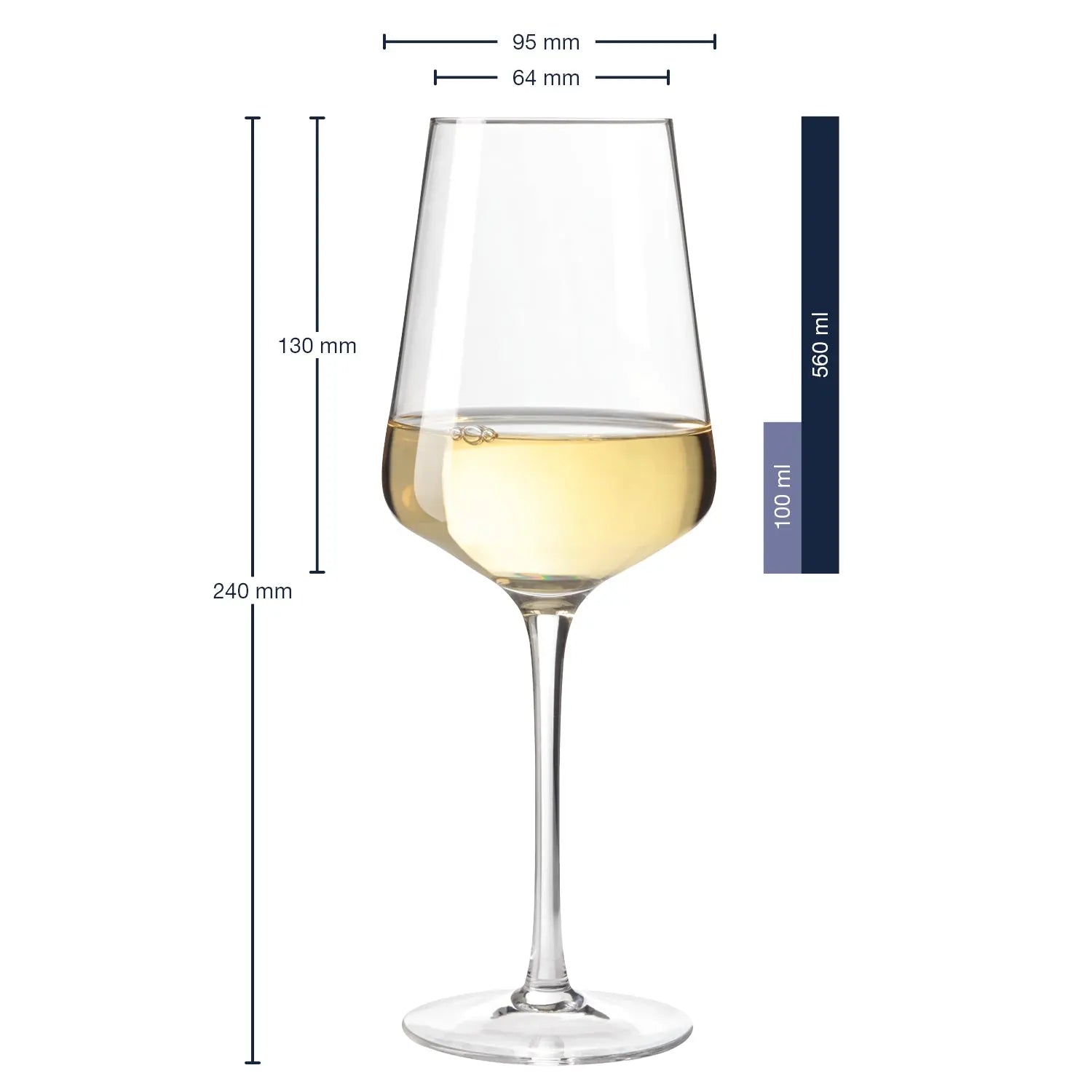 Leonardo Weinglas "Weinranke" mit Namen Gravur