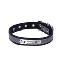 Hundehalsband mit Namen und Telefon graviert. Reflektierend