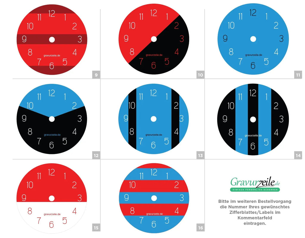 Wanduhr aus Vinyl Skyline Osnabrück