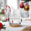 Teelicht mit Gravur - Frohe Weihnachten, Glückliches neues Jahr - Personalisiert mit Name