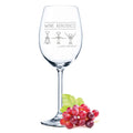Leonardo Weinglas mit Gravur "Wine Aerobics"